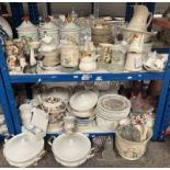 LARGE SELECTION BELLEEK AND OTHER PORCELAIN LARGE SELECTION, ROYAL DOULTON,