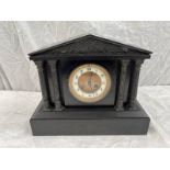 LATE 19TH CENTURY MARBLE CLOCK,