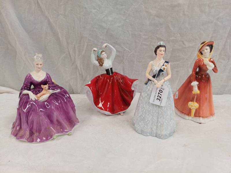 4 ROYAL DOULTON FIGURES - H.M.