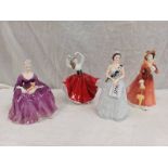 4 ROYAL DOULTON FIGURES - H.M.