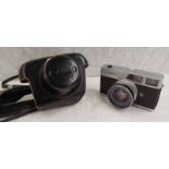 CANON CANONET 35 MM CAMERA & CASE & 45 MM LENS