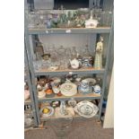 VARIOUS CUT GLASSWARE,