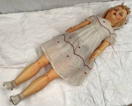 LARGE COMPOSITION DOLL,