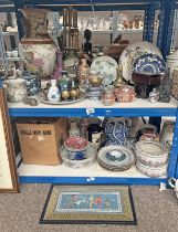 EXCELLENT SELECTION ORIENTAL WARE INCLUDING PLATES, BOWLS, CLOISSONNE WARE,