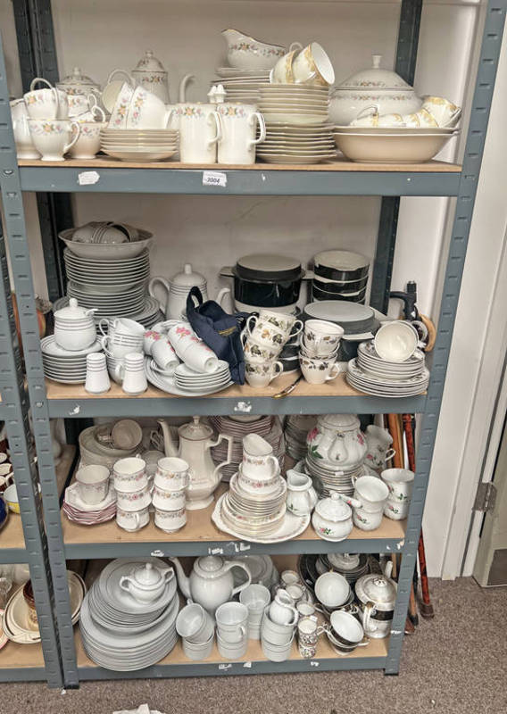 LARGE SELECTION OF MAYFAIR PORCELAIN DINNER & TEAWARE, ITALIAN PORCELAIN DINNERWARE,