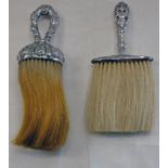 2 SILVER MOUNTED TABLE BRUSHES