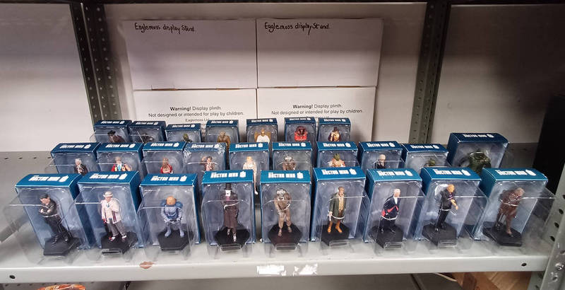 SELECTION OF DOCTOR WHO RELATED FIGURES FROM EAGLEMOSS INCLUDING SONTARAN GENERAL, WHISPERMAN,