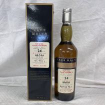 1 BOTTLE BRORA 24 YEAR OLD NATURAL CASK STRENGTH SINGLE MALT WHISKY, DISTILLED 1977,