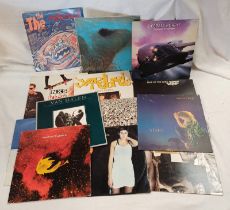SELECTION OF VINYL MUSIC ALBUMS INCLUDING ARTISTS SUCH AS PINK FLOYD, DEEP PURPLE,
