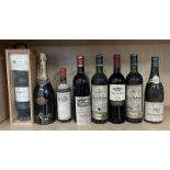 SELECTION OF WINE, CHAMPAGNE, ETC TO INCLUDE CHATEAU FOMBRAUGE 1967 SAINT-EMILION,