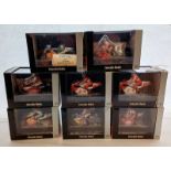 EIGHT ONYX 1:24 SCALE MODEL SUPER BIKES INCLUDING XM060 DUCATE 916 'TEAM ADVF RACING' CARL FOGARTY,