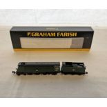 GRAHAM FARISH 372-312 N GAUGE MERCHANT NAVY CLASS 35028 'CLAN LINE' BR GREEN LATE CREST STEAM