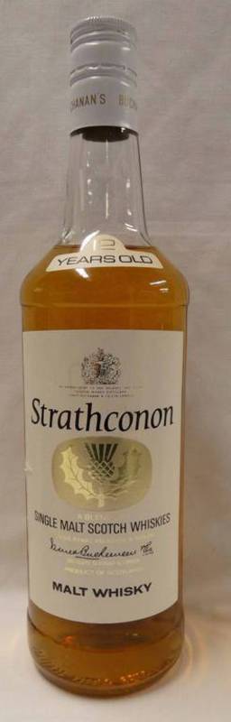 1 BOTTLE STRATHCONON 12 YEAR OLD BLENDED WHISKY