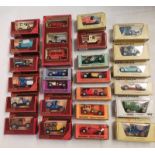 SELECTION OF VARIOUS MATCHBOX MODELS OF YESTERYEAR INCLUDING 1912 MODEL T FORD, 1945 MGTC,