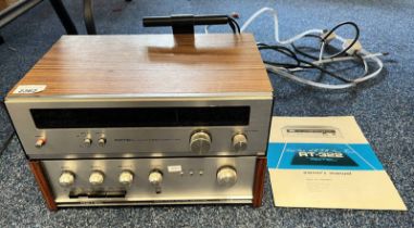 ROTEL RA-310 SOLID STATE AMPLIFIER TOGETHER WITH RE-322 TUNER