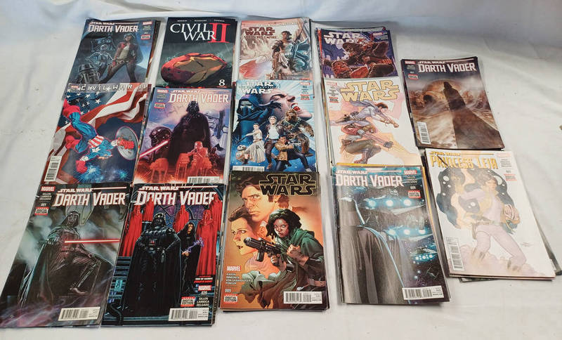 SELECTION OF VARIOUS MARVEL STAR WARS COMICS