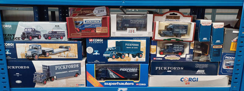 SELECTION OF PICKFORDS RELATED MODEL VEHICLES FROM CORGI, MATCHBOX,