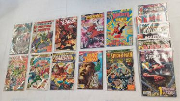 SELECTION OF VARIOUS COMICS INCLUDING TITLES SUCH AS SPIDER-MAN, DAREDEVIL,