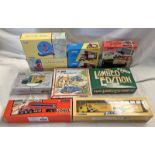 SELECTION OF CORGI MODEL VEHICLES INCLUDING MACK B SERIES SEMI LIONEL CITY VAN LINES,