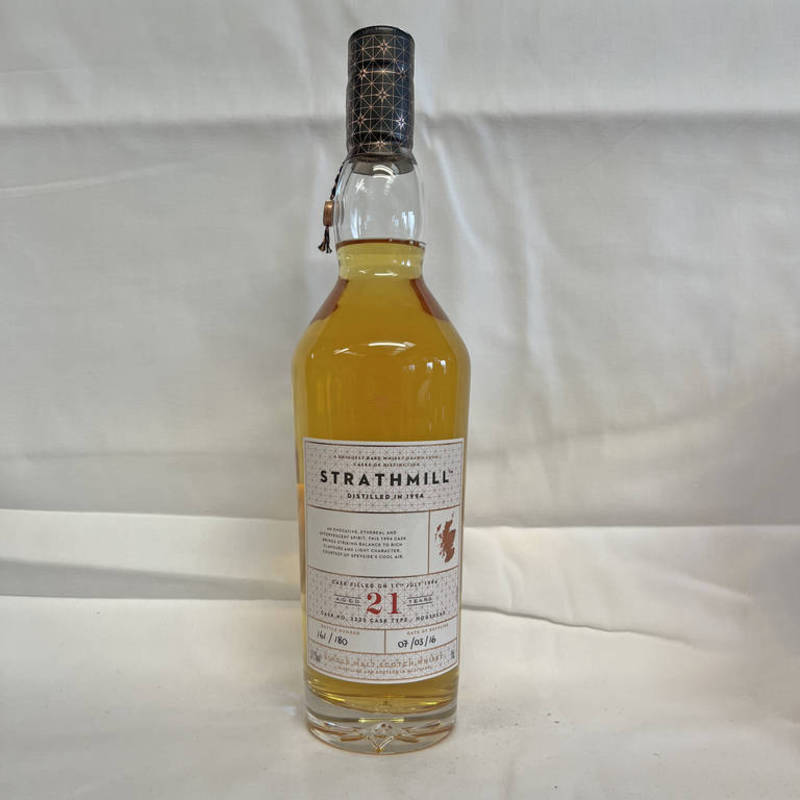 1 BOTTLE STRATHMILL 21 YEAR OLD SINGLE MALT WHISKY, DISTILLED 1994 - 70CL, 52.1% VOL.