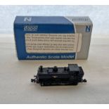 DAPOL 25-007-001 N GAUGE 0-6-0 PANNIER BR BLACK 5759 LATE CREST STEAM LOCOMOTIVE.