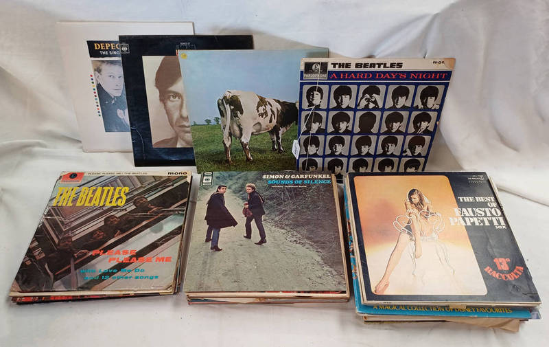 LOT WITHDRAWN - SELECTION OF VINYL MUSIC ALBUMS INCLUDING ARTISTS SUCH AS THE BEATLES, DEPECHE MODE,