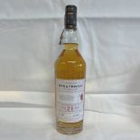 1 BOTTLE STRATHMILL 21 YEAR OLD SINGLE MALT WHISKY, DISTILLED 1994 - 70CL, 52.1% VOL.