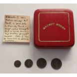 1896 VICTORIA MAUNDY MONEY SET,