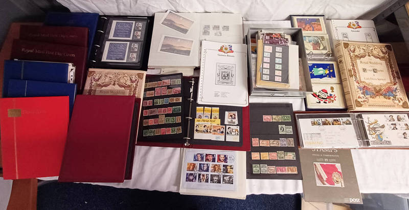 GOOD SELECTION OF VARIOUS WORLD STAMPS AND FIRST DAY COVERS TO INCLUDE ALBUMS CONTAINING BOOKLETS,