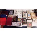 GOOD SELECTION OF VARIOUS WORLD STAMPS AND FIRST DAY COVERS TO INCLUDE ALBUMS CONTAINING BOOKLETS,
