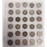 30 X INDIA RUPEE COINS QV-KGV