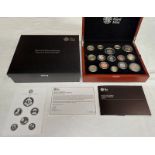 2014 UK PREMIUM 15-COIN PROOF SET, IN CASE OF ISSUE, WITH C.O.A.