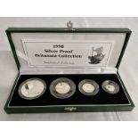 1998 SILVER PROOF BRITANNIA COLLECTION, IN CASE OF ISSUE, WITH C.O.A.