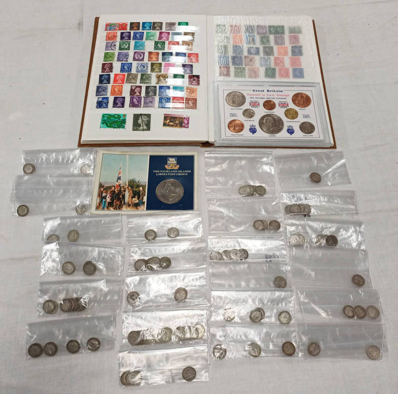 104 THREEPENCES TO INCLUDE 30 PRE-1920 SILVER EXAMPLES, DATES RANGING 1848-1946,