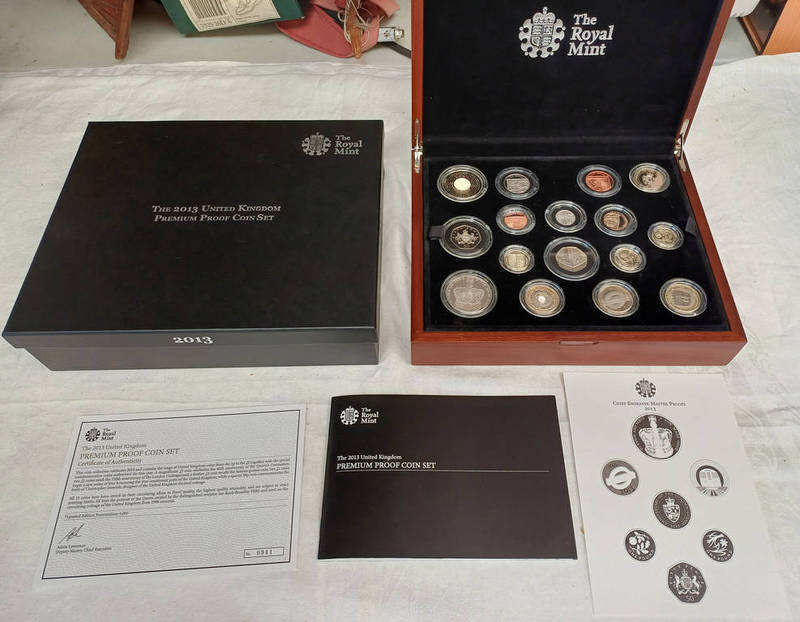 2012 UK PREMIUM 12-COIN PROOF SET, IN CASE OF ISSUE, WITH C.O.A.