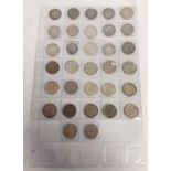 32 X INDIA RUPEE COINS KWIV-KGVI, WITH 13 EAST INDIA COMPANY EXAMPLES,