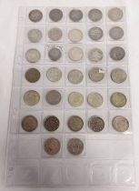 32 X INDIA RUPEE COINS KWIV-KGVI, WITH 13 EAST INDIA COMPANY EXAMPLES,