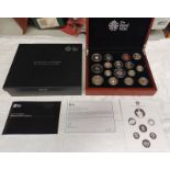 2013 UK PREMIUM 16-COIN PROOF SET, IN CASE OF ISSUE, WITH C.O.A.