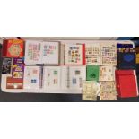 GOOD SELECTION OF VARIOUS STAMPS & STAMP COLLECTING EPHEMERA TO INCLUDE ALBUM OF UNITED NATIONS,