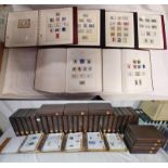 COLLECTION OF GERMANY WEST BUNDESPOST IN 37 BINDERS OF STAMPS EACH INDIVIDUALLY COLLECTED ON A FDC,