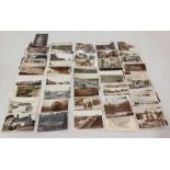 SELECTION OF VARIOUS POSTCARDS TO INCLUDE OLD MACHAR CATHEDRAL, KINNAIRD CASTLE, ROSEMARKIE,