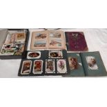 VICTORIAN AND LATER POSTCARD COLLECTION IN PERIOD ALBUMS AND LOOSE TO INCLUDE UK & INTERNATIONAL