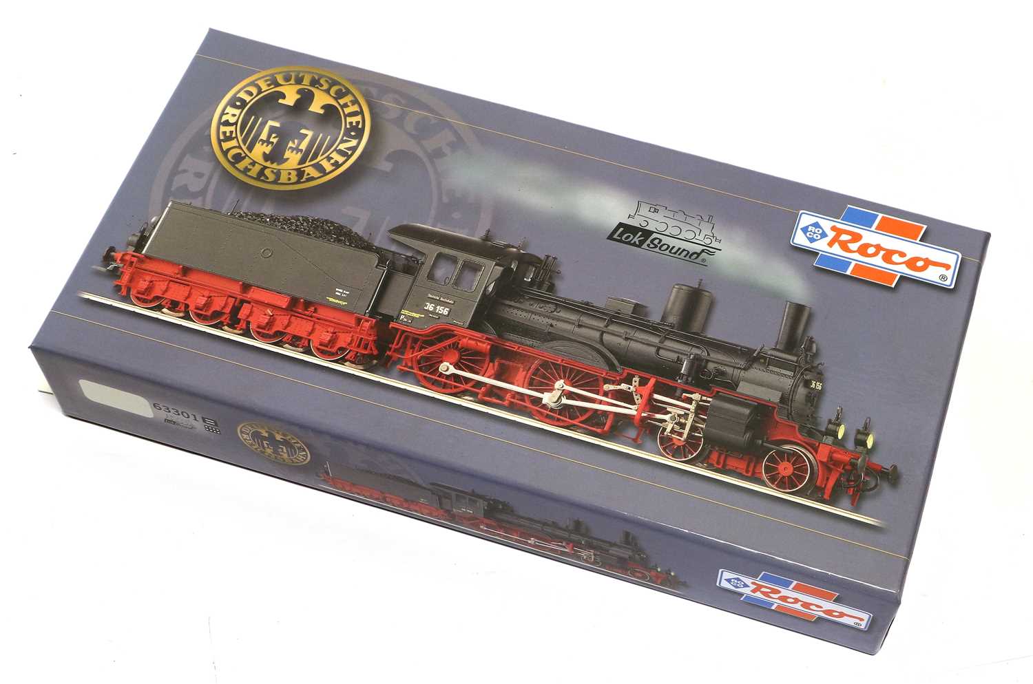 Roco HO Gauge 63301 4-4-0 DR P24 36156 Locomotive - Image 2 of 2