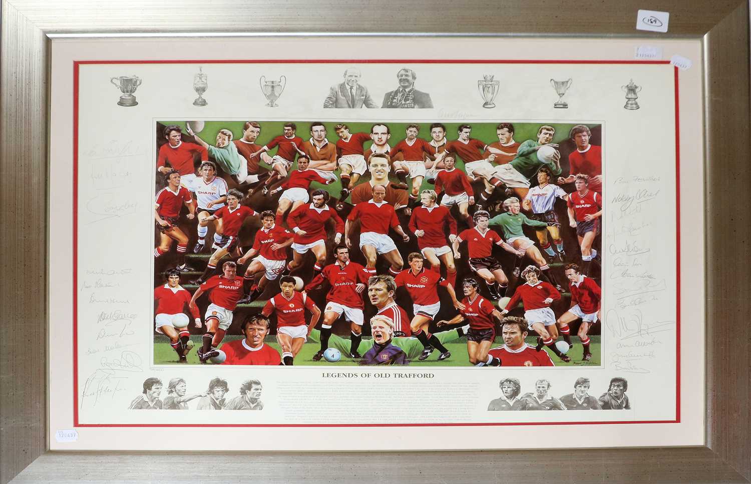 Legends Of Old Trafford Signed Print