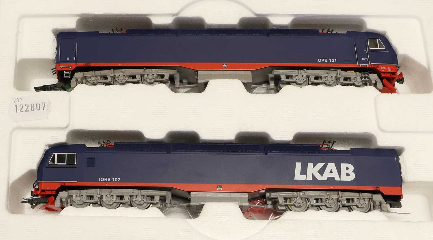 Roco HO Gauge 63750 LKAB Twin Locomotive Set