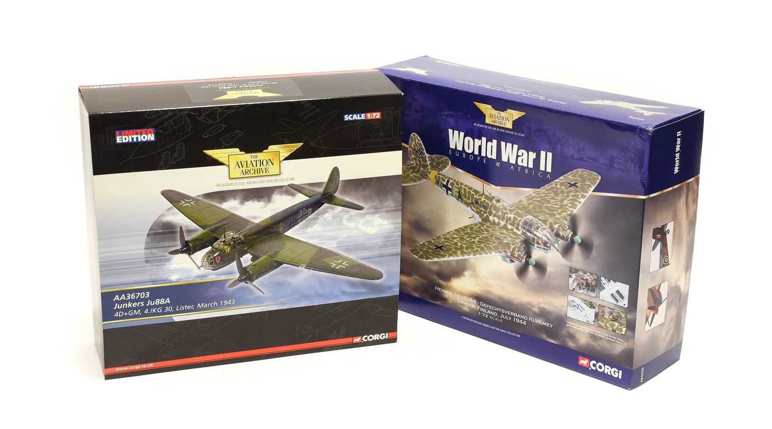 Corgi Aviation Archive 1:72 Scale Two WWII German Bombers