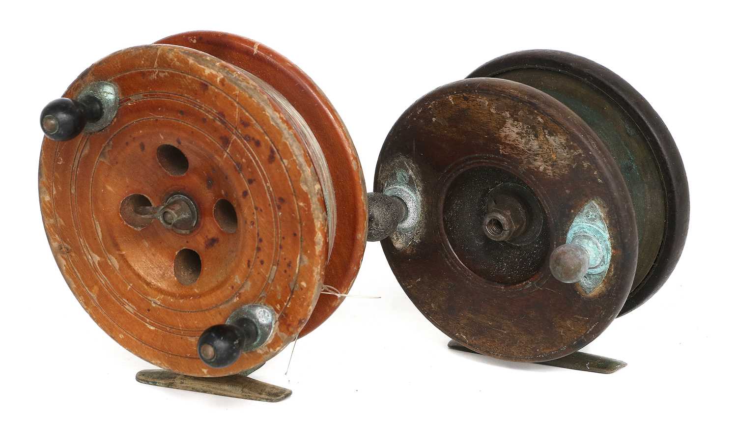 An Allcocks 4 1/2" Starback Wood Reel - Image 2 of 2