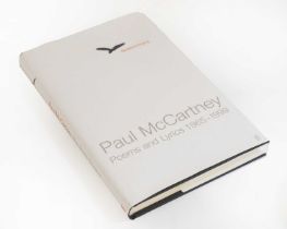 Paul McCartney Poems And Lyrics Autographed Book