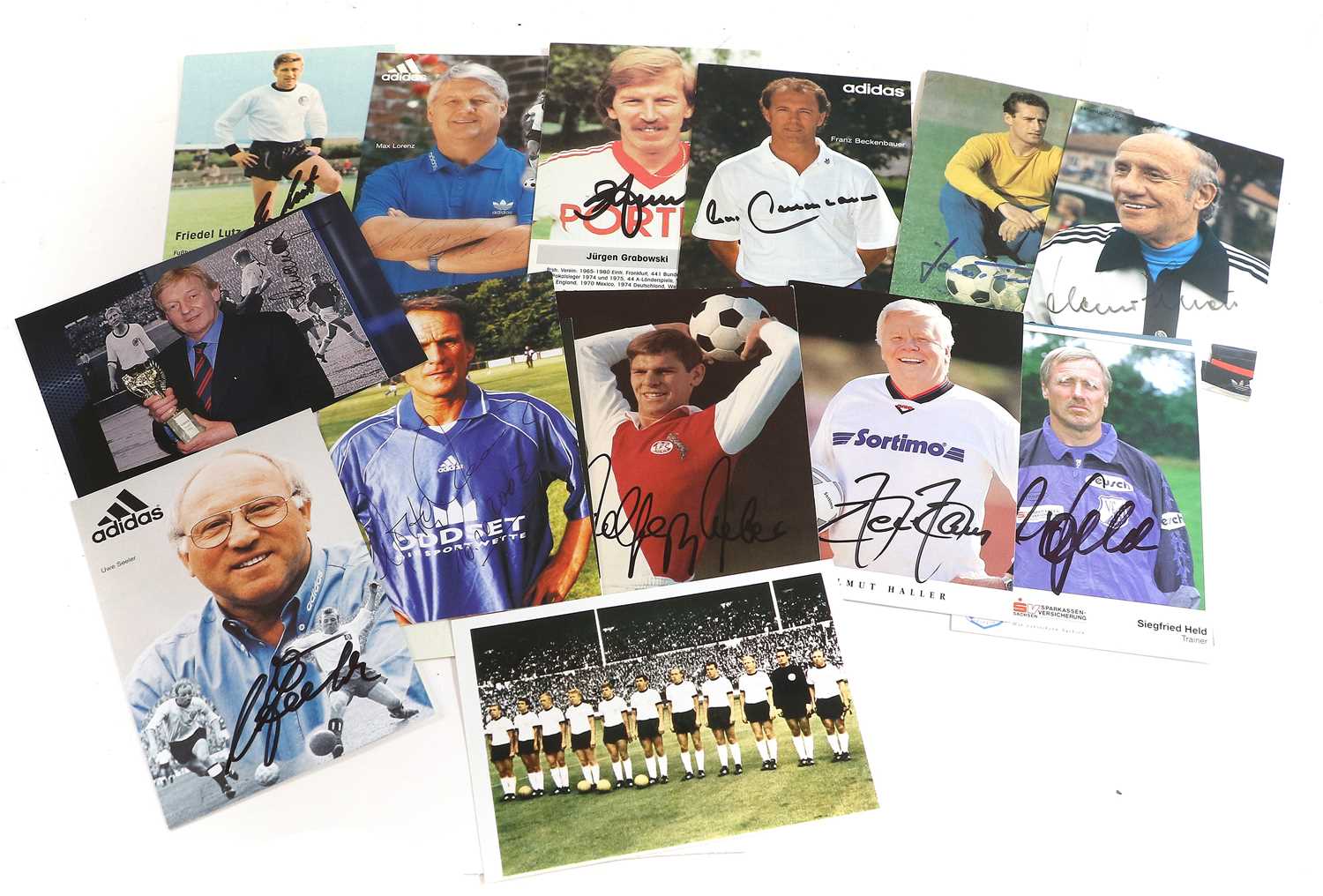 1966 West German World Cup Autographed Photographs