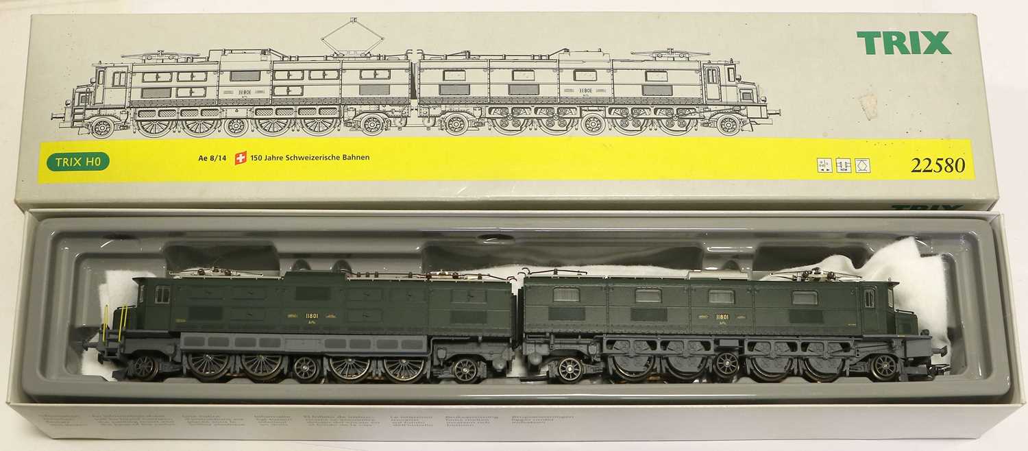 Trix HO Gauge 22580 Articulated 1-B-1-B-1+1-B-1-B-1 Ae8/14 Locomotive